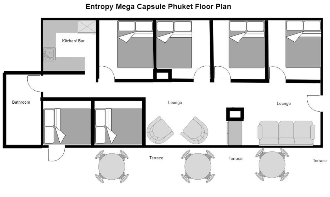 Entropy Apartment Hotel Patong Bilik gambar